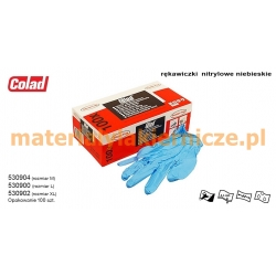 COLAD 530900 NITRILE GLOVES BLUE materialylakiernicze.pl